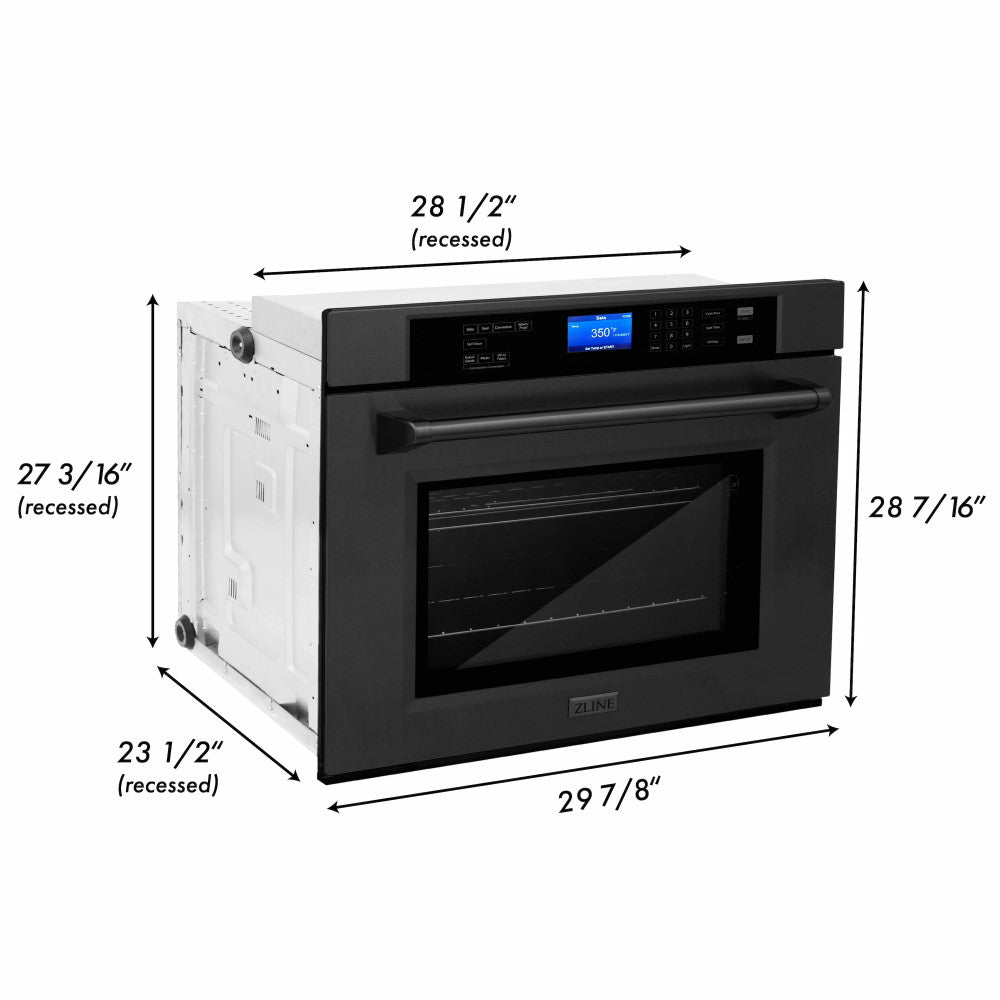 ZLINE 30 in. Professional Single Wall Oven with Self Clean (AWS-30)