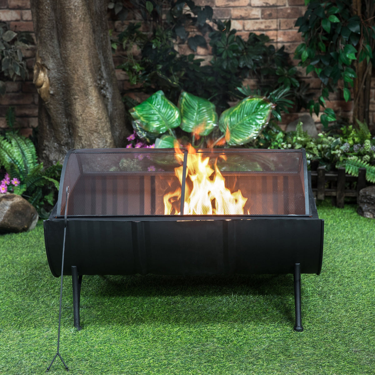 DekoLiving COB10502 Barrel Wood Burner