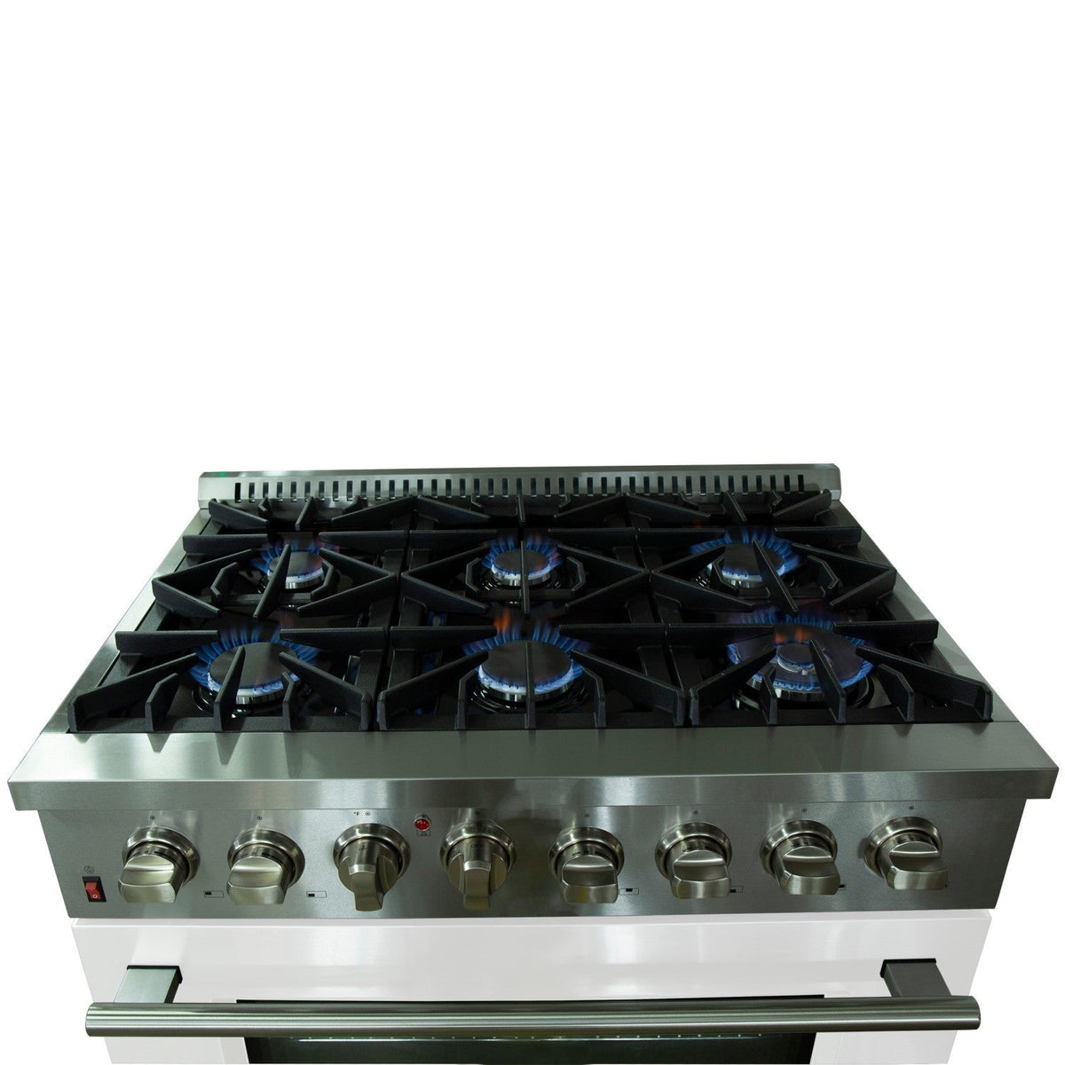Forno FFSGS6156-36 36″ Galiano Gas Range with 240 Volt Electric Oven