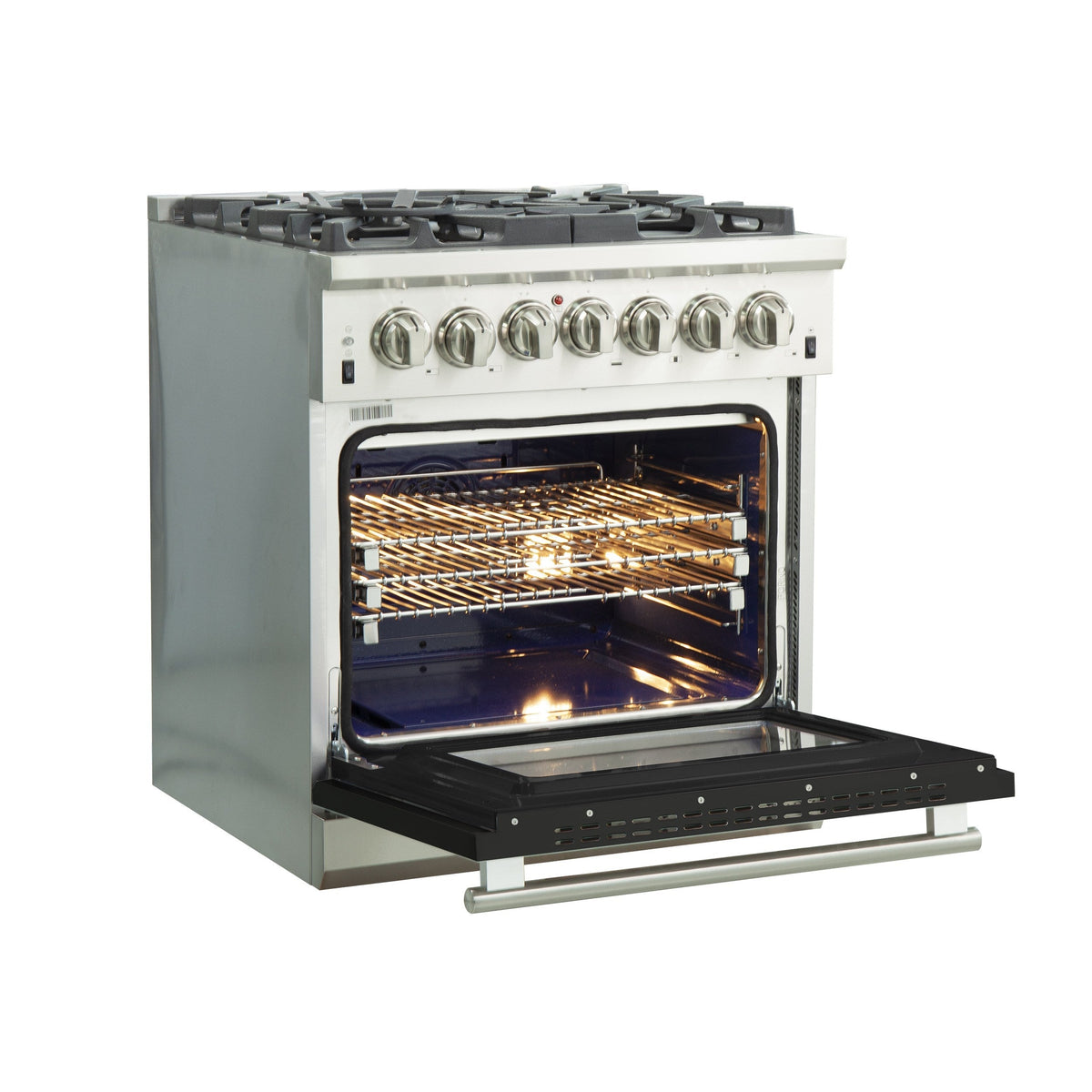 Forno FFSGS6187-30 30″ Capriasca Gas Range with 240 Volt Electric Oven