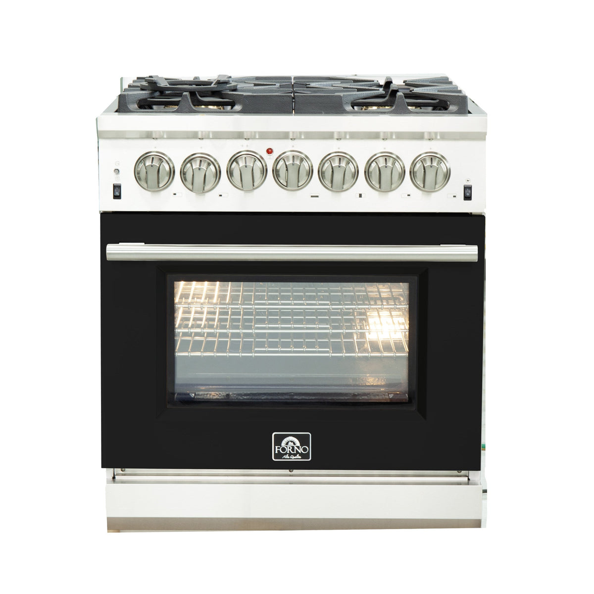 Forno FFSGS6187-30 30″ Capriasca Gas Range with 240 Volt Electric Oven