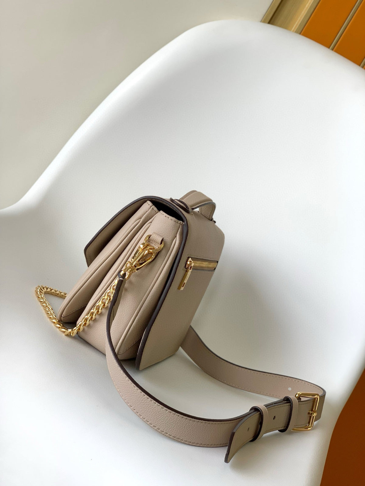 oxford lockme 22cm greige calfskin