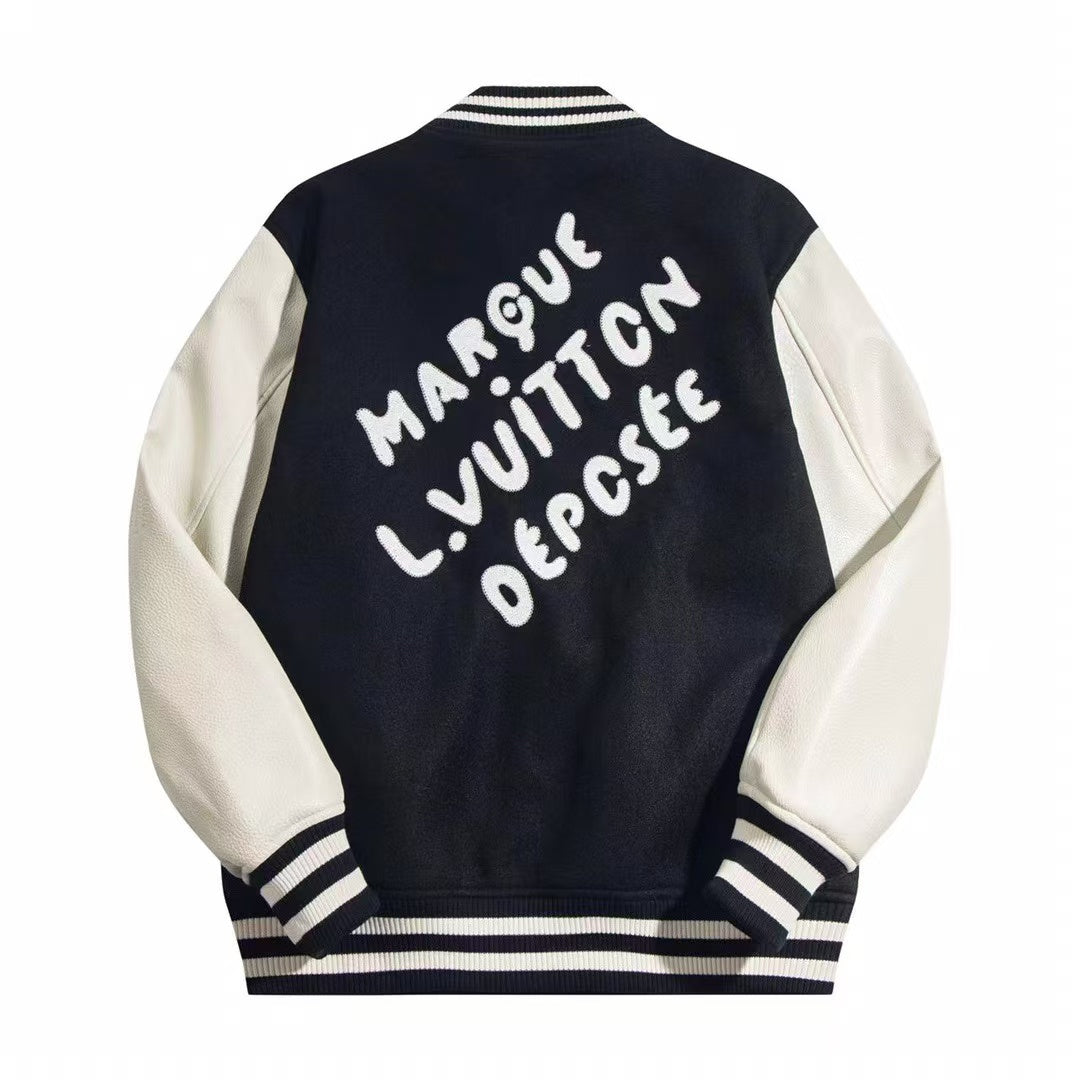 LV Signature Varsity Blouson Black White