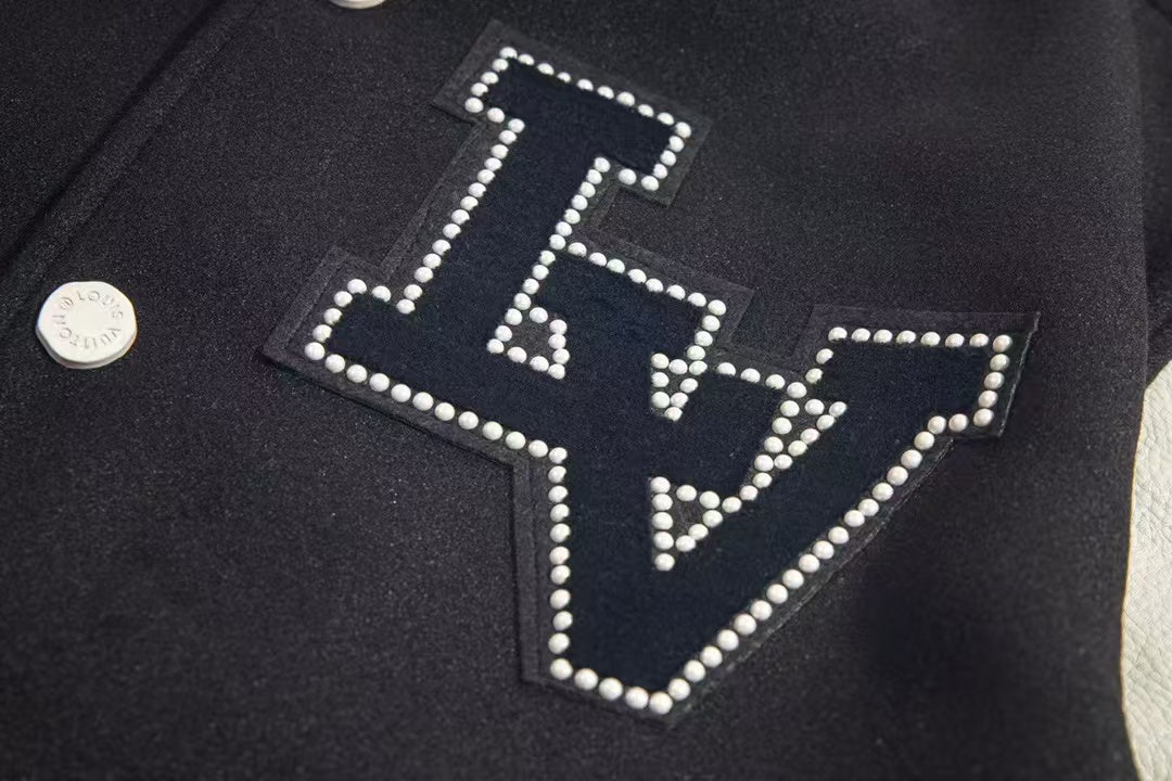 LV Signature Varsity Blouson Black White