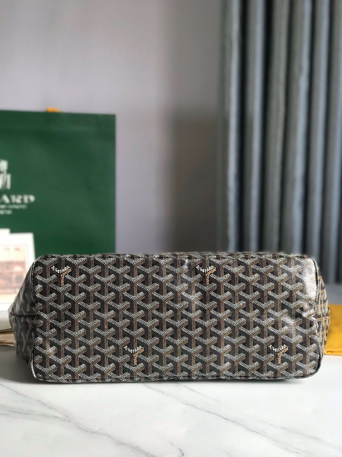 Goyard Saint Louis Bag PM Black Tanned