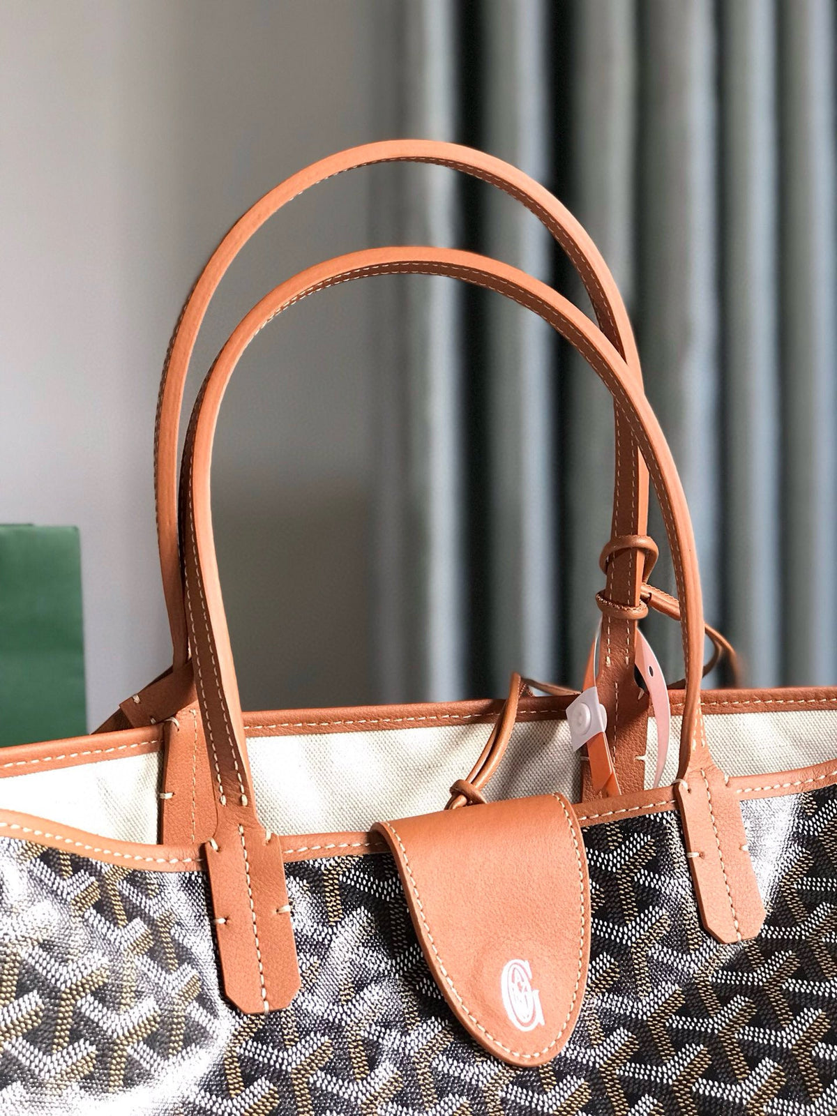 Goyard Saint Louis Bag PM Black Tanned
