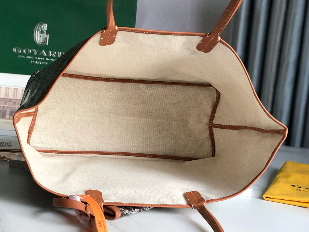 Goyard Saint Louis Bag PM Black Tanned