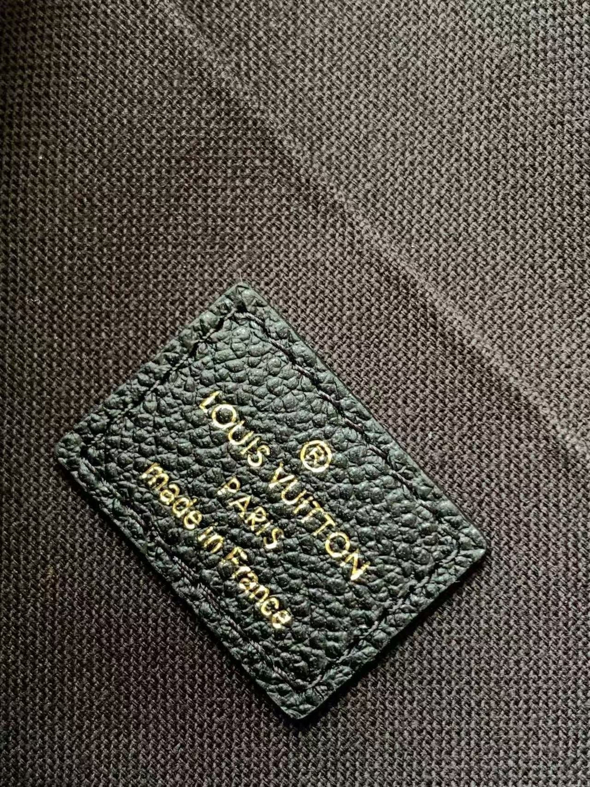 LV Pochette Félicie Chain Bag Black Grain Cowhide