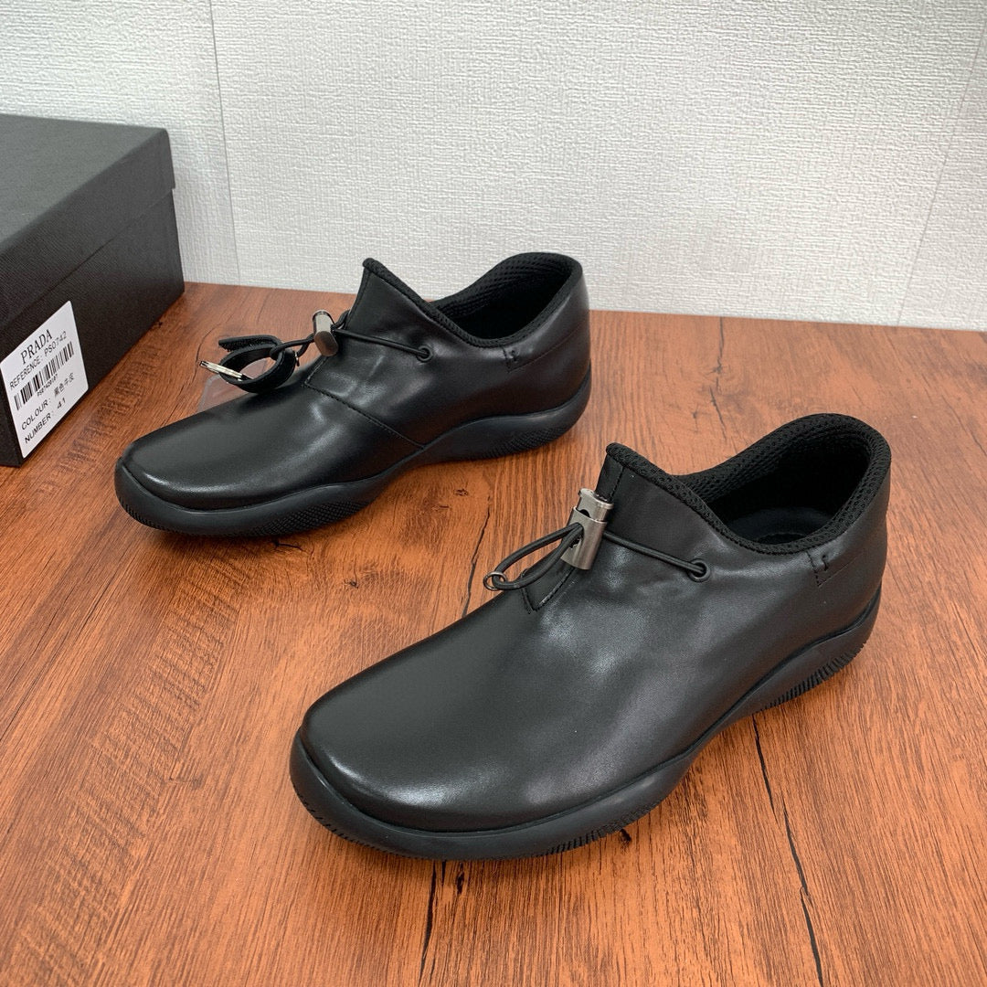 Prada Toblach Sneaker Black calfskin