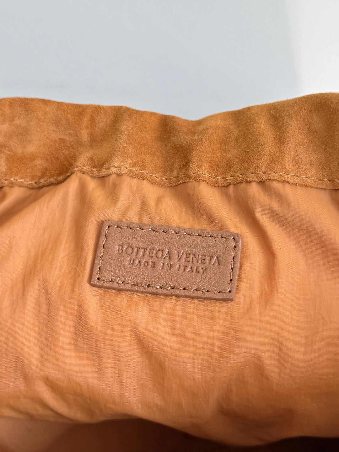 Bottega Veneta 2025 Dustbag Intrecciato Brown Suede