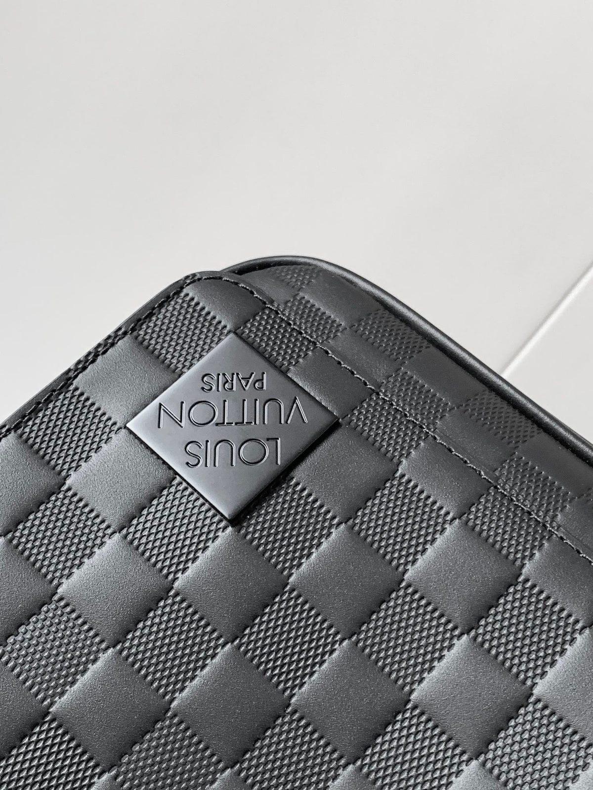 LV 2026 District PM 26cm Black Damier Infini Coated Canvas
