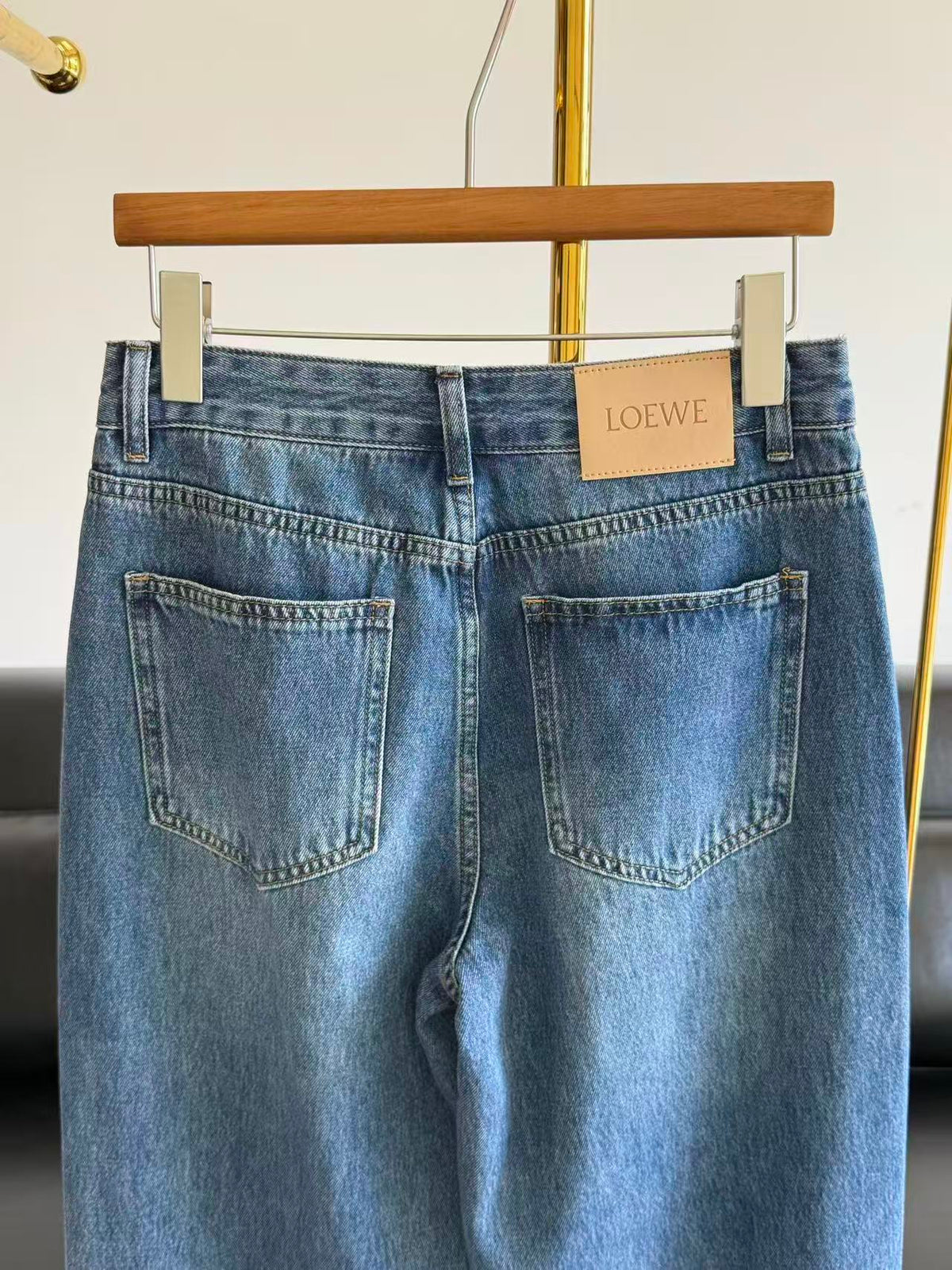 Loewe 2026 Wide-Leg Jeans Blue Denim