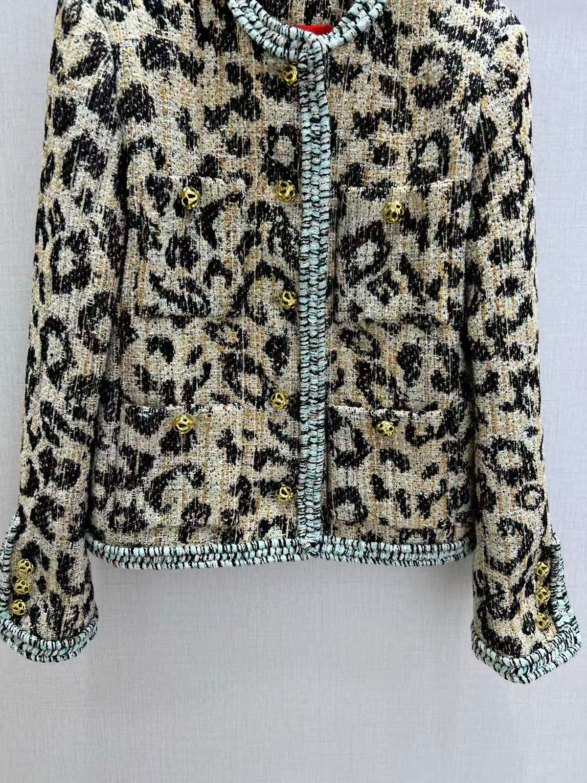 Chanel 2026 Leopard-Print Coat Jacket Tweed