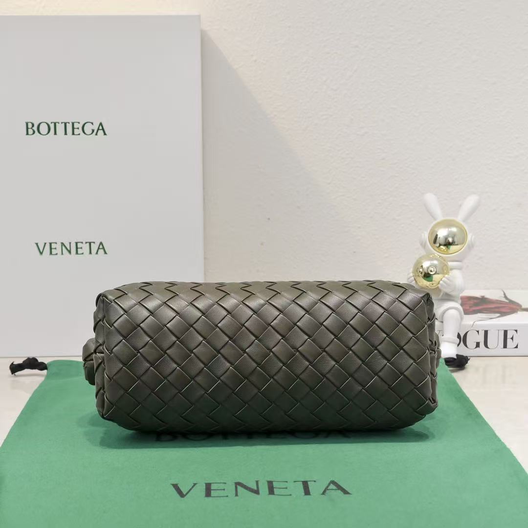 Bottega Veneta 2026 Teen Lauren 1980 With Chain Bag 31cm Moss Green Leather