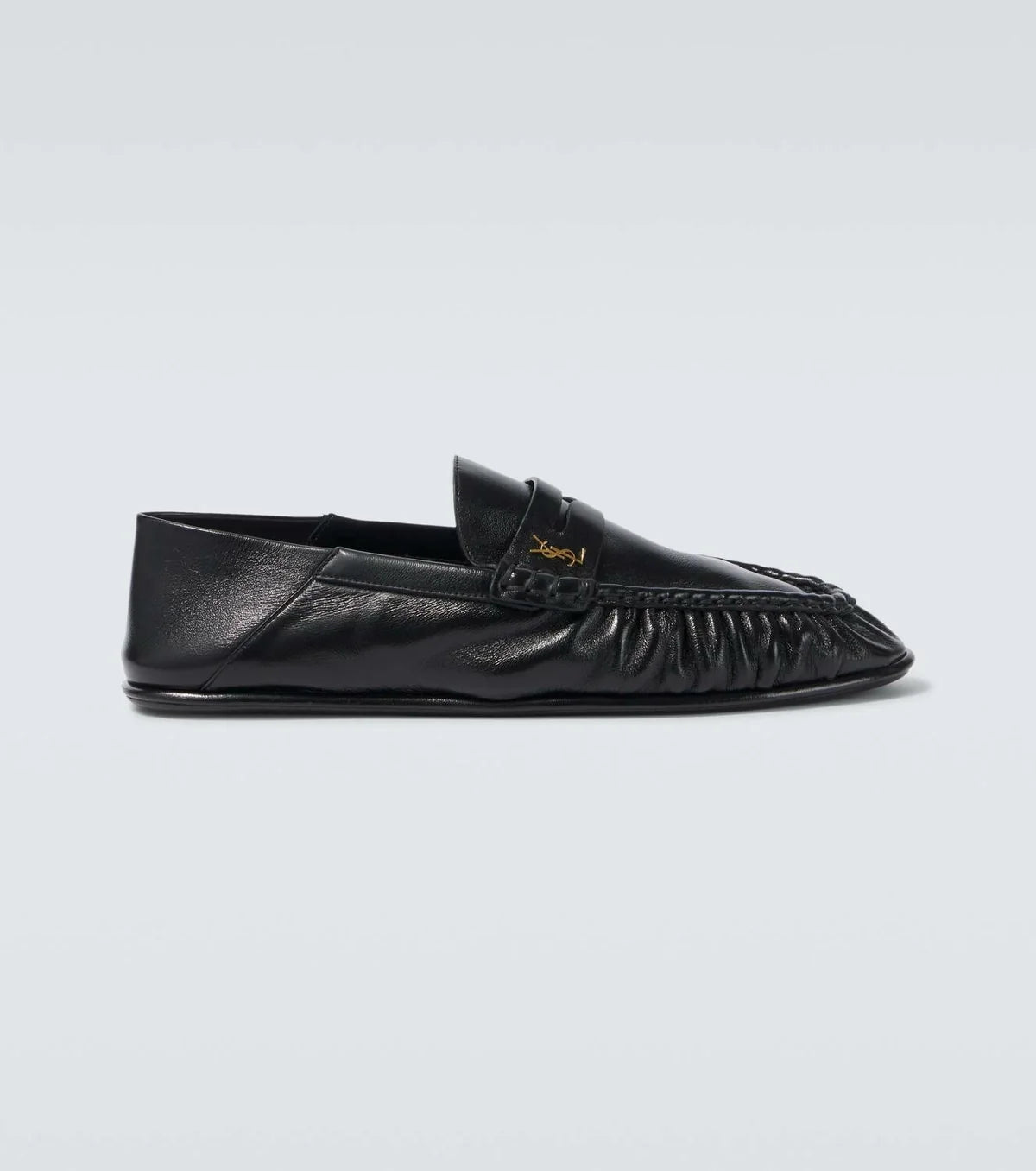 YSL Loafer Black Leather