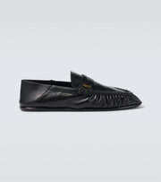 YSL Loafer Black Leather