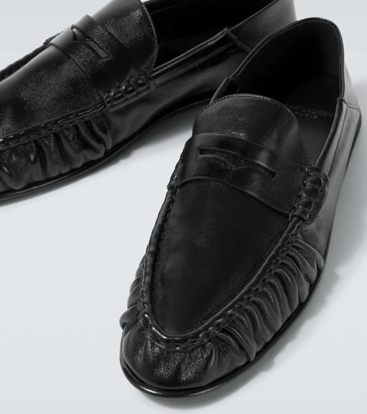 YSL Loafer Black Leather