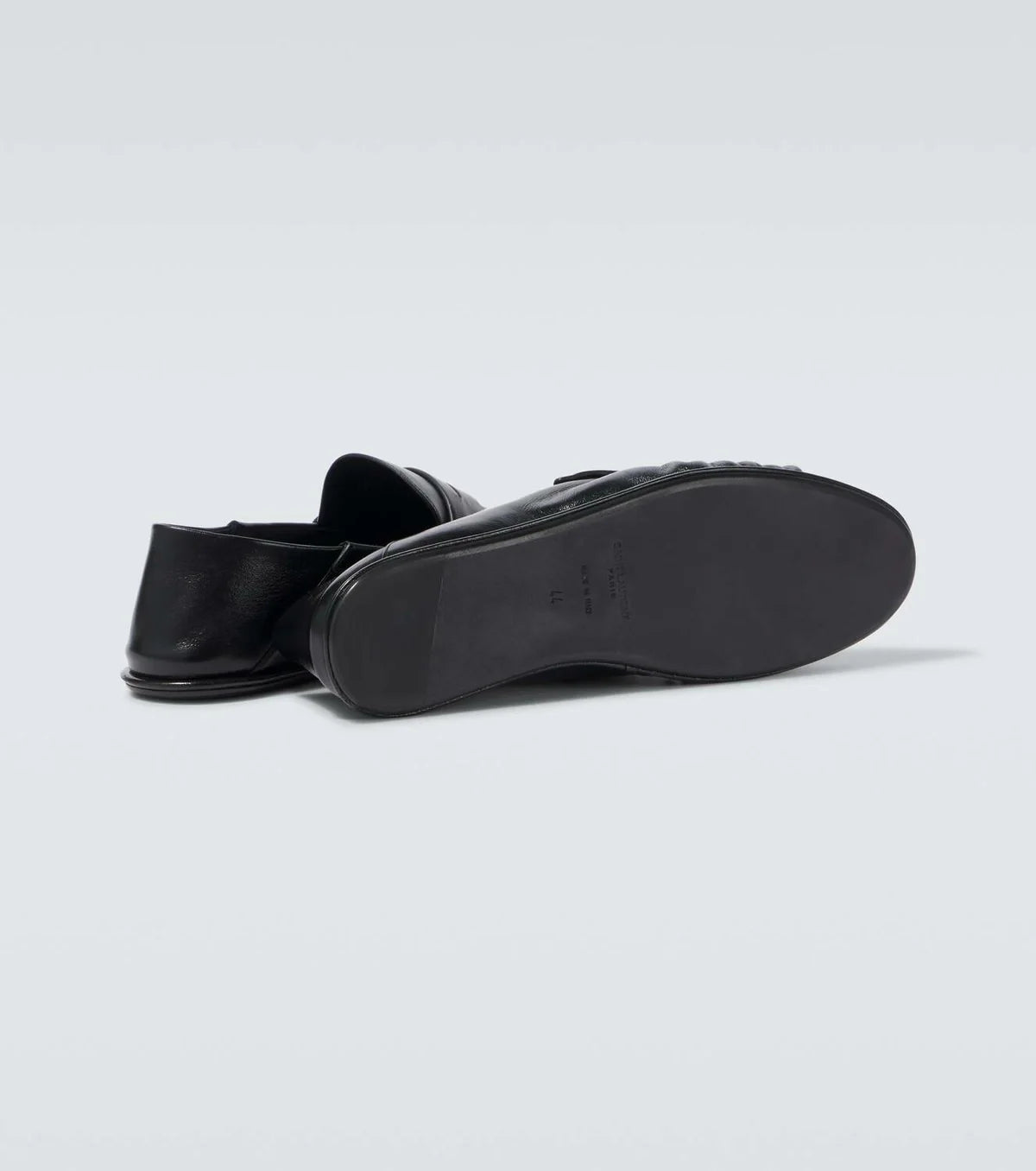 YSL Loafer Black Leather