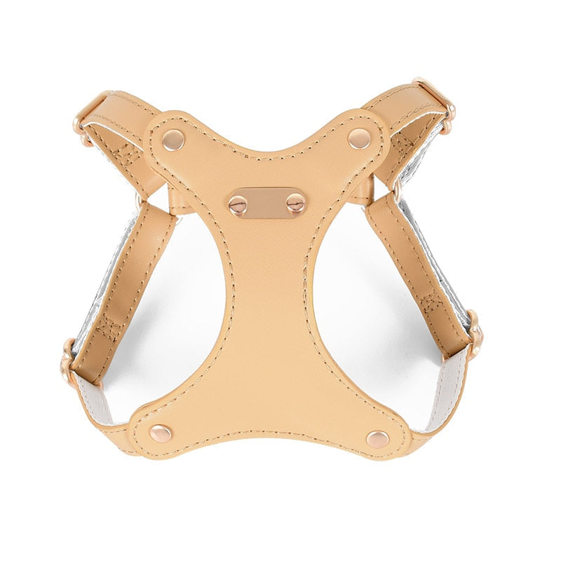 Harnais luxe cuir souple réglable