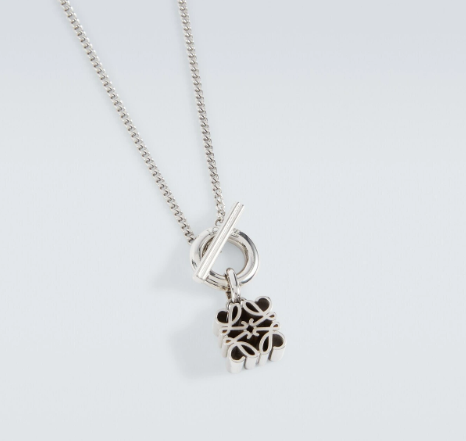 ANAGRAM HOOP T-BAR MEDIUM NECKLACE
