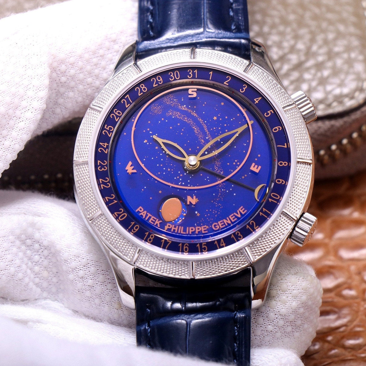 PATEK CELESTIAL GRAND COMPLICATIONS STEEL BLUE DIAL