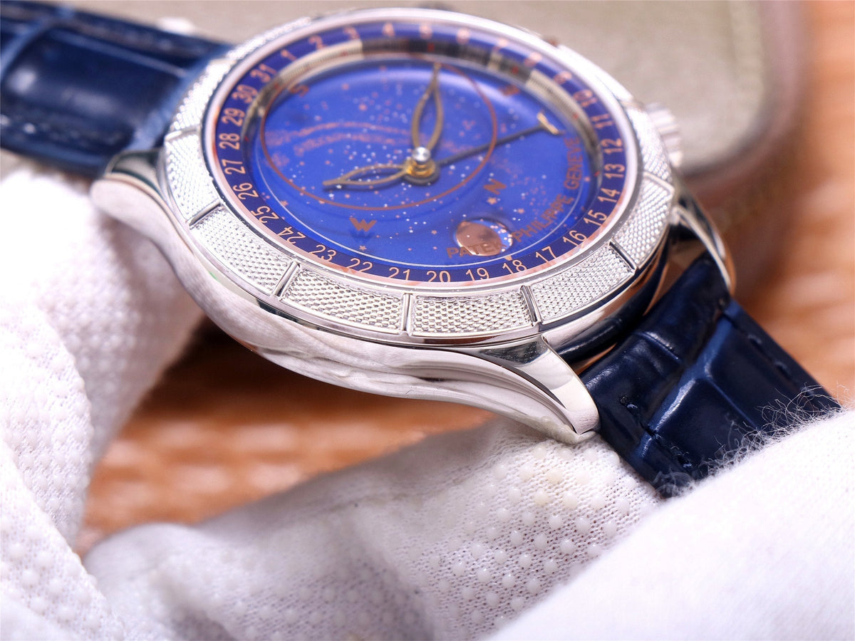 PATEK CELESTIAL GRAND COMPLICATIONS STEEL BLUE DIAL