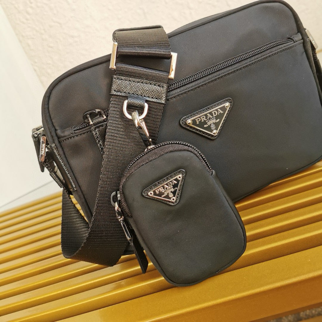 Prada Re-Nylon Black Shoulder Bag