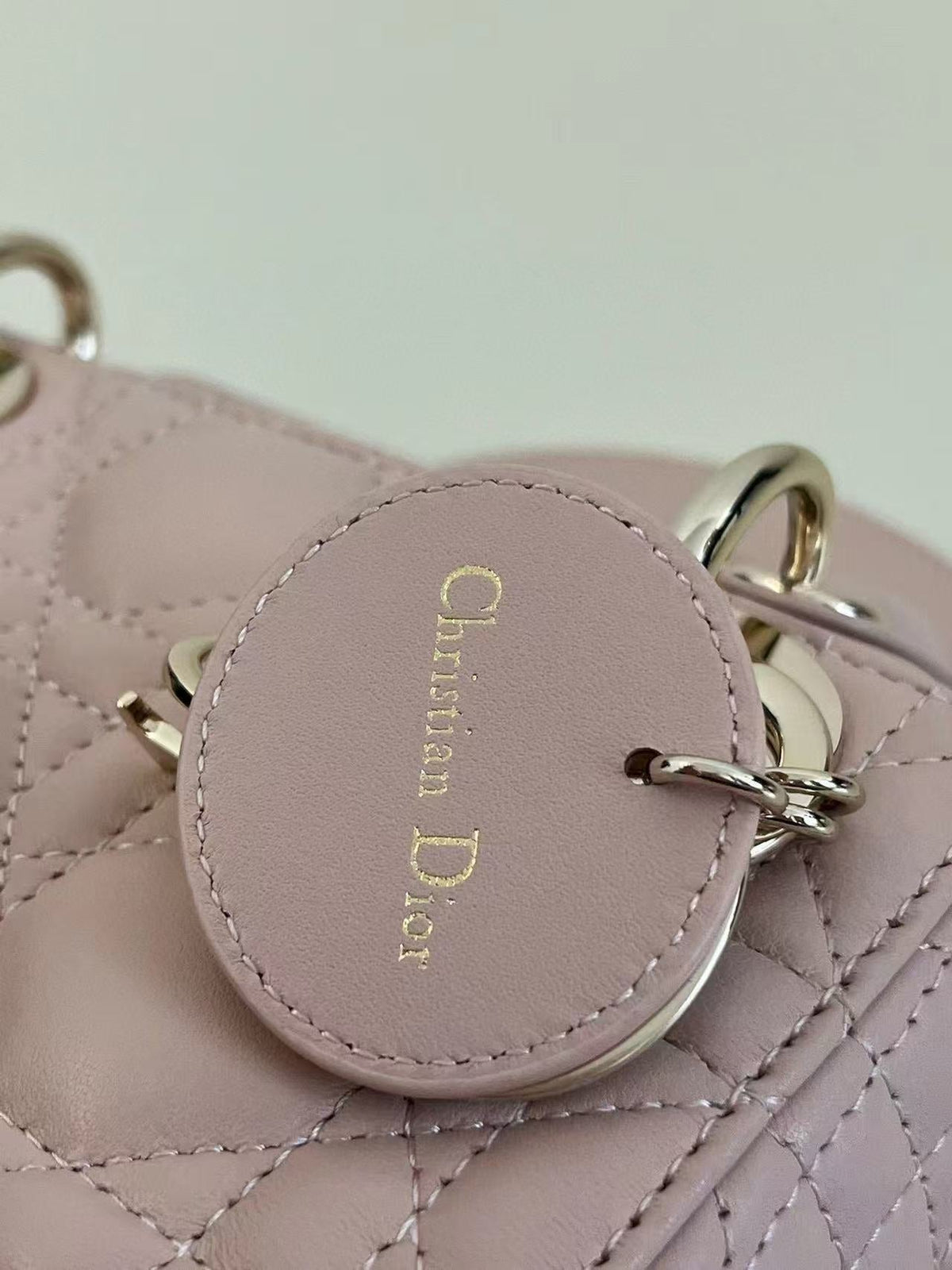 CD Mini Bag 17 Pink Calfskin