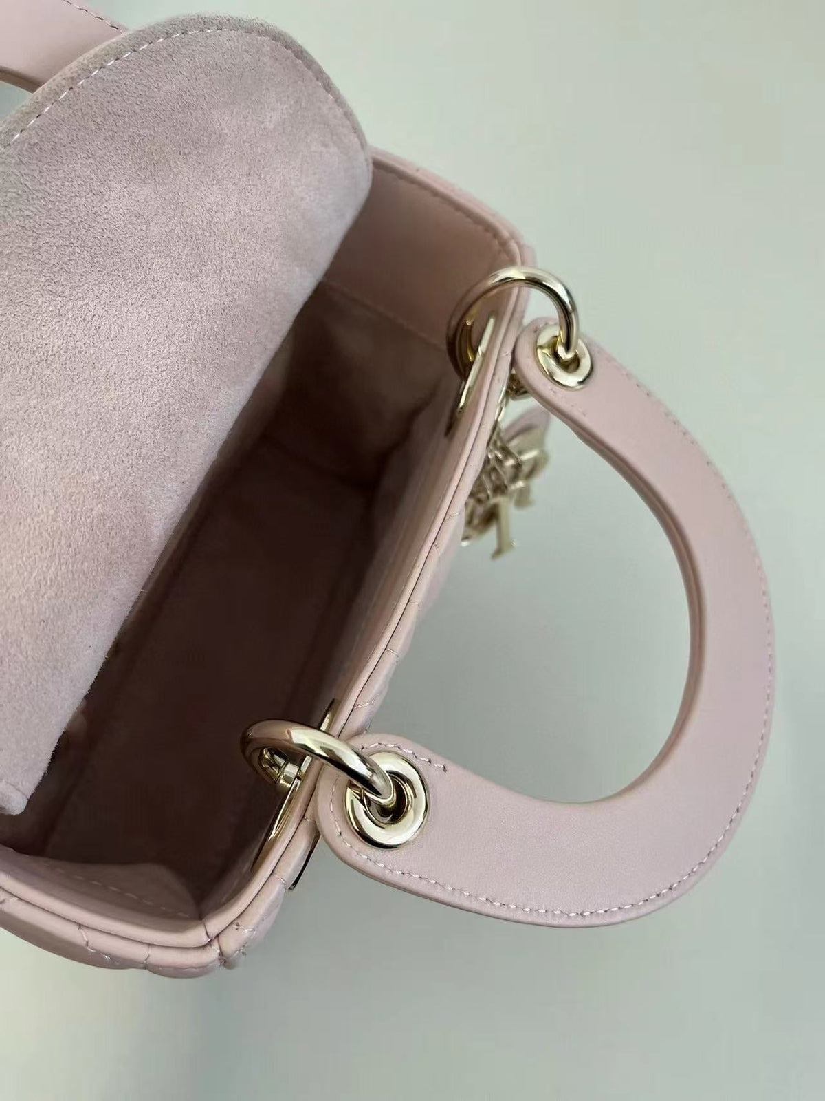 CD Mini Bag 17 Pink Calfskin