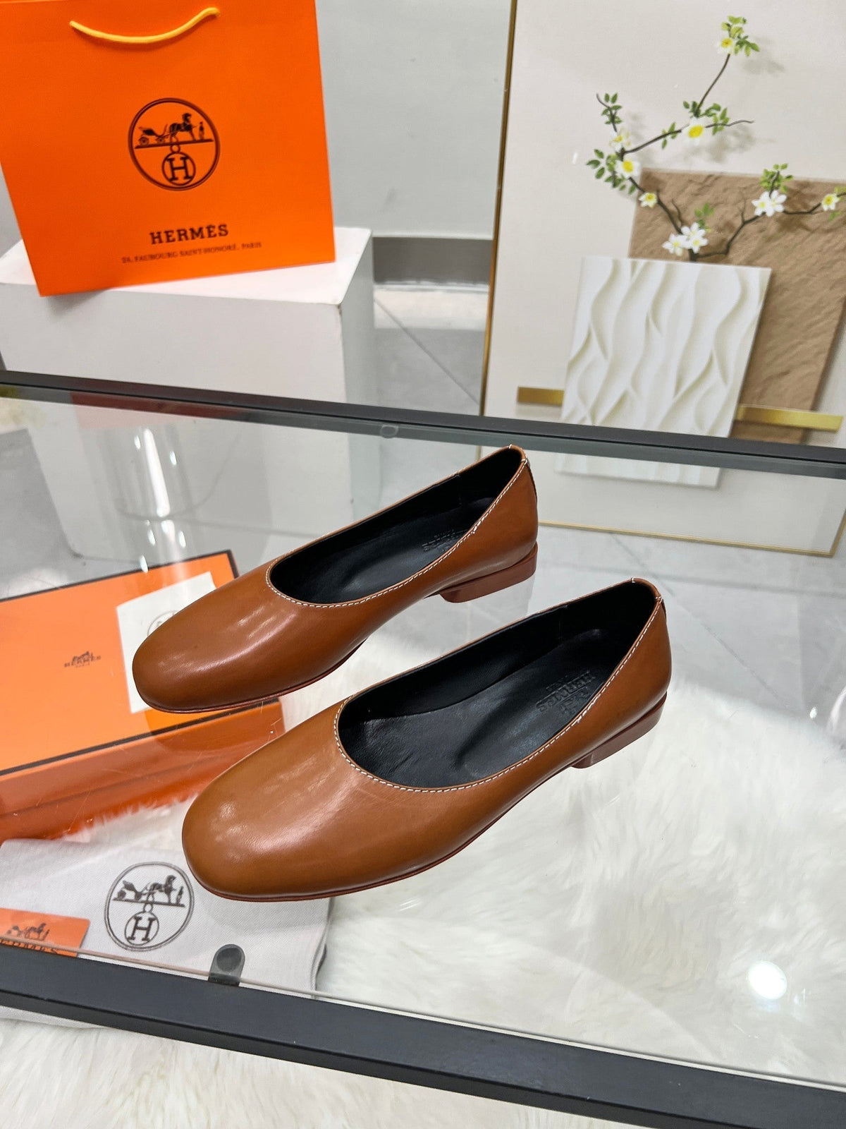 HM 25 Ballet Flats Multicolor Sheepskin 370992