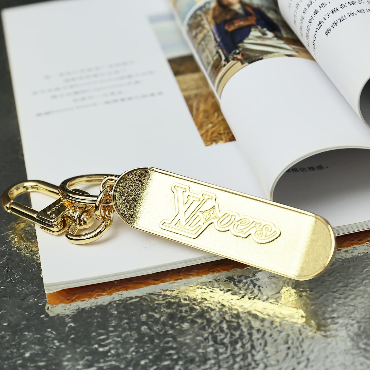 LV Skate Bag Charm And Keychain