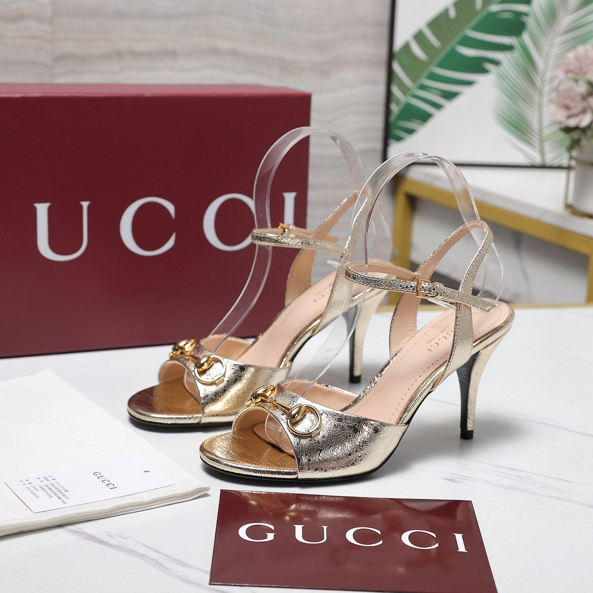 Gucci 2026 Slingback Pumps 85mm Leather 758580