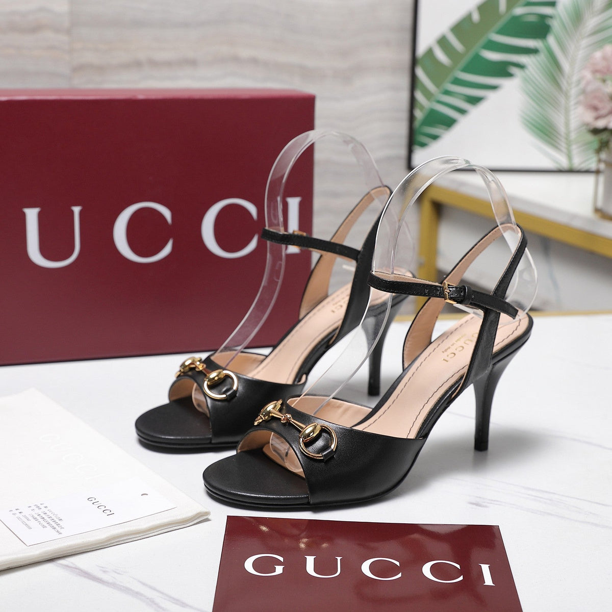 Gucci 2026 Slingback Pumps 85mm Leather 758580
