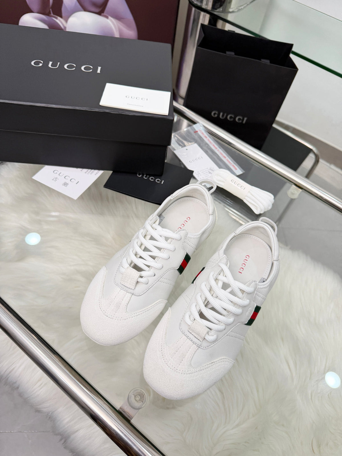 Gucci 2026 Flex Sneaker Suede Leather 938331