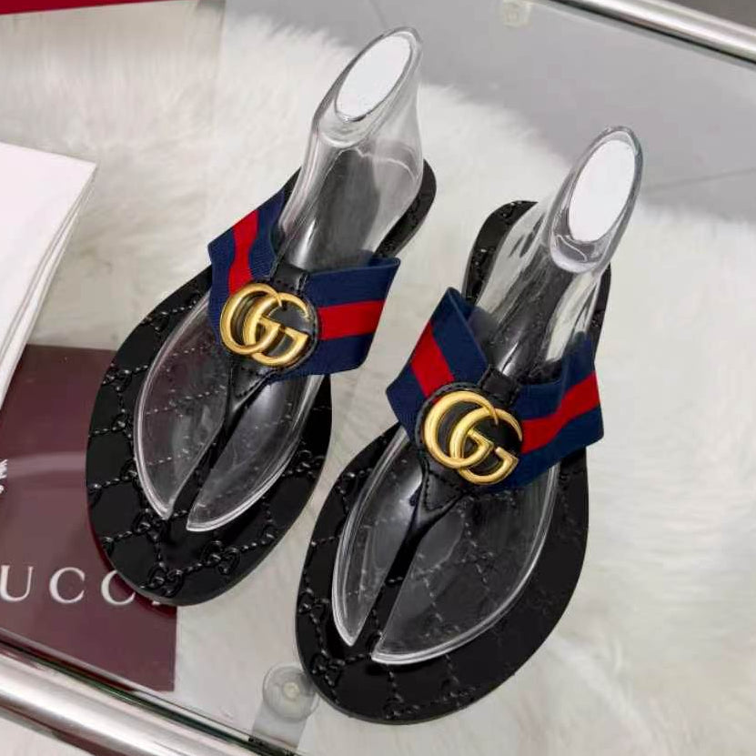 Gucci 2026 Riviera Thong Sandals Canvas 936954