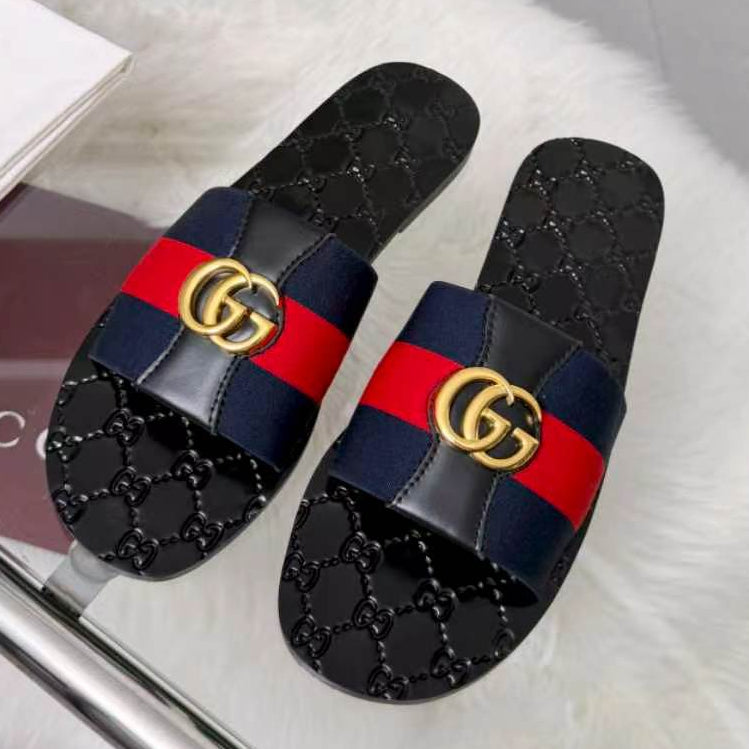 Gucci 2026 Riviera Slide Sandals Canvas 936949