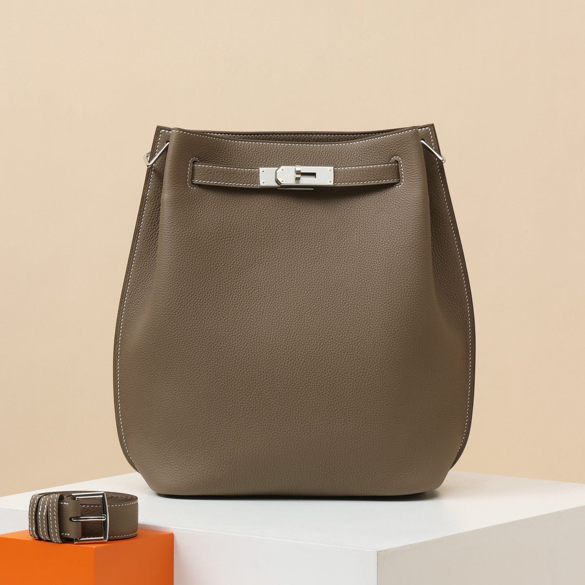 High-end Hermes 2026 So Kelly 33cm Togo Leather