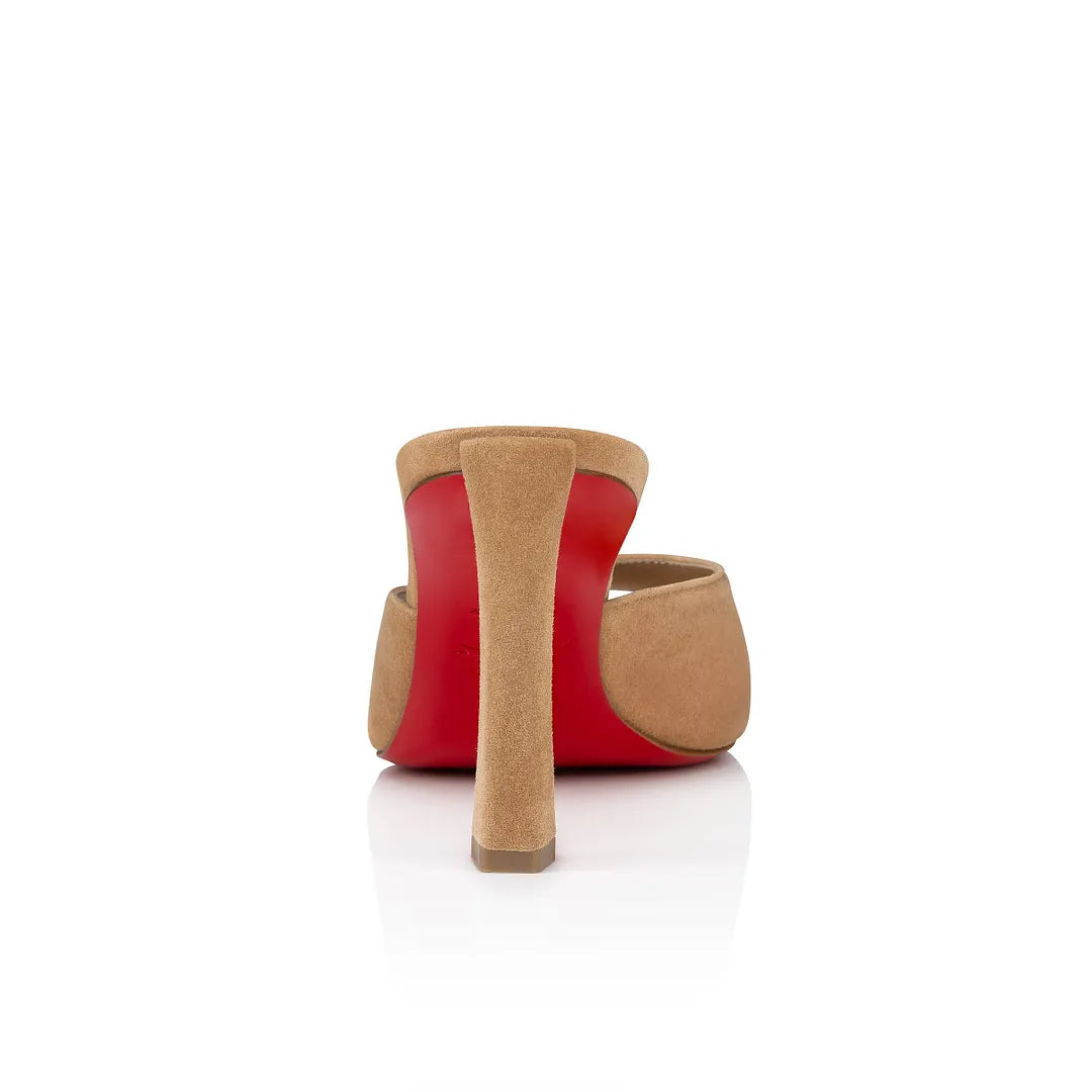 CL 26ss Square-toed High Heel Mules 85 Suede