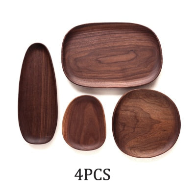 Lovesick Wood Tableware Set – Natural Wooden Dish and Bowl Collection VEV44053