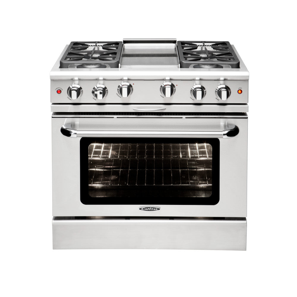 Capital Cooking MCR364G 36" All Gas Precision Range