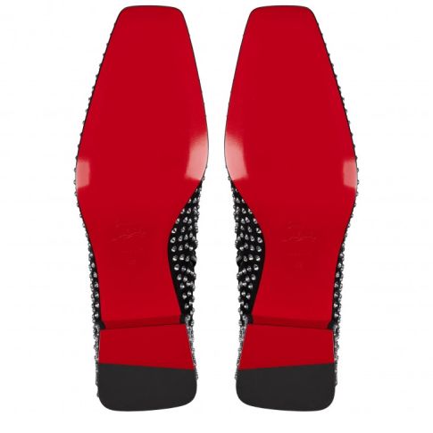 CL Alleo Boot Strass Boum 70mm Veau Velours And Strass Boom Black
