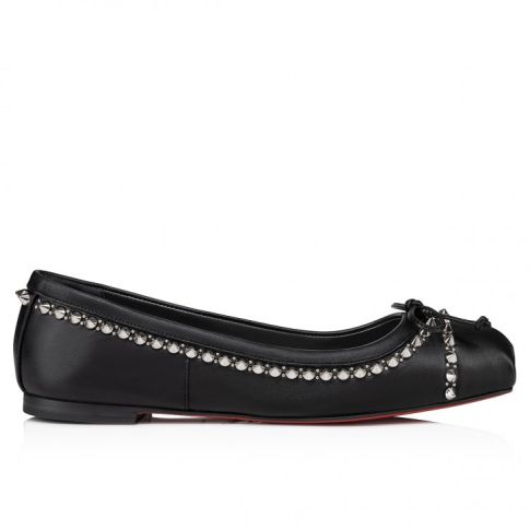 CL Mamadrague Spikes Ballerinas Nappa Leather And Spikes Black