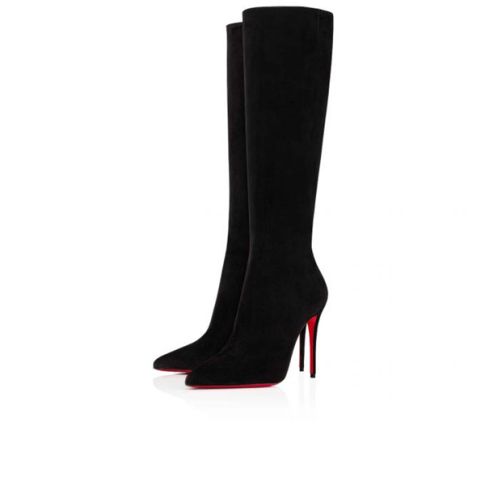 CL Tall Boot Kate Botta 100 mm Black Veau Velours