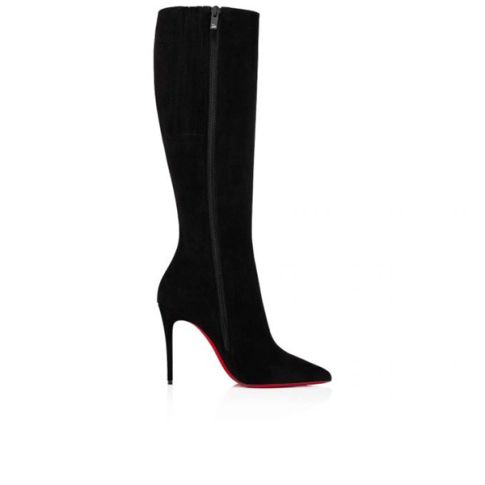 CL Tall Boot Kate Botta 100 mm Black Veau Velours