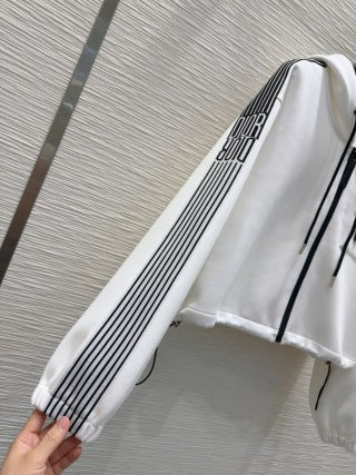 CD 25 Side Stripe LOGO Suit White Cotton