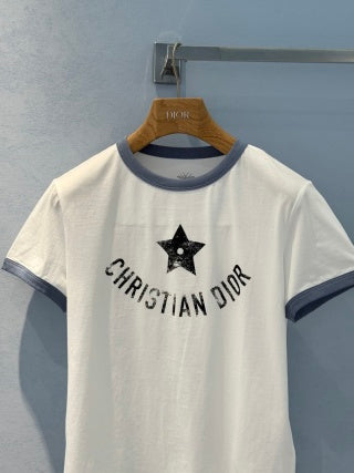 CD 25 Five-pointed Star T-shirt Cotton