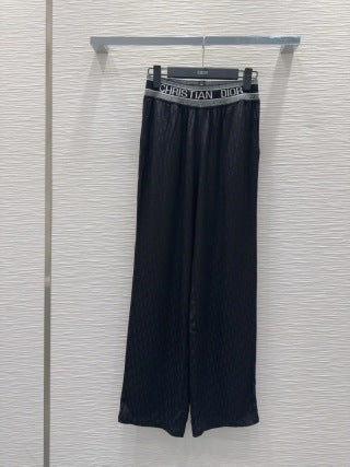 CD 25 Monogram Suit Black Silk Cotton