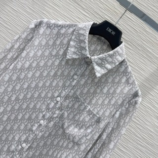 CD 25 Monogram Suit White mix Gray Polyester