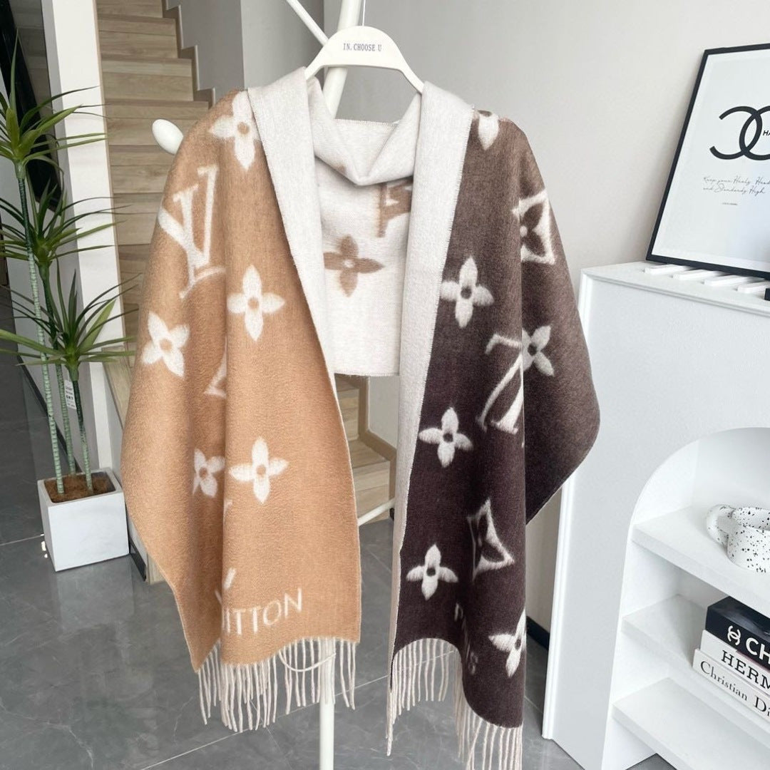 REYKJAVIK GRADIENT SCARF 220 CM CASHMERE 399737