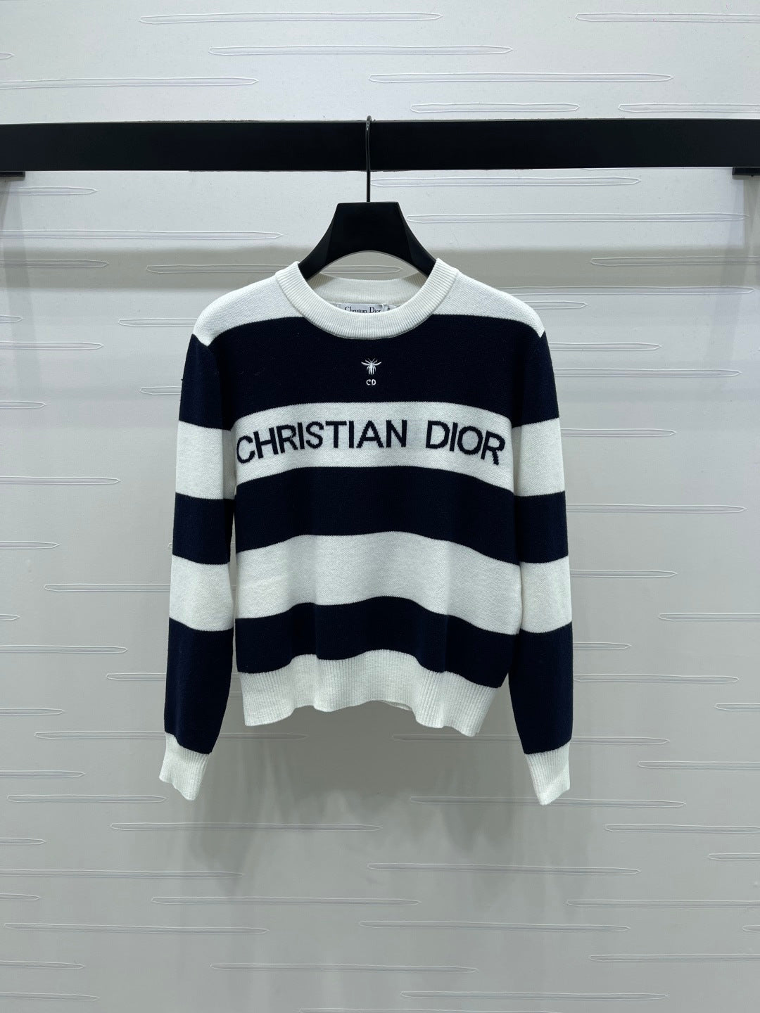 Dior 2025 Striped Pullover Long-sleeved  Sweater Wool 321304